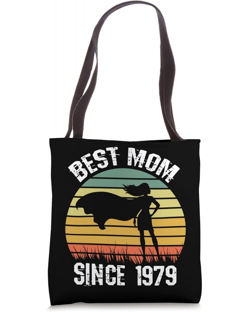 Best Mom Since 1979 Hero Super Mother Birthday Retro Vintage Tote Bag $12.53 Totes