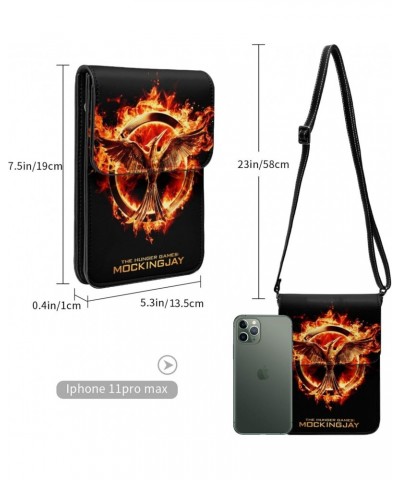 The Movie Hunger Theme Games Small Cell Phone Purse Shoulder Bags Cell Phone Purse Clutch Handbag For Women Girls $16.38 Even...