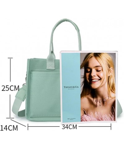 Women Pink Canvas Tote Bag Hobo Bags Casual Pockets Practical Shoulder Satchels Bag Work College Travel Handbag 2024 A-canvas...