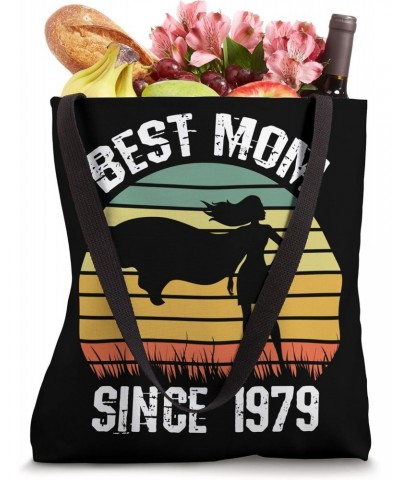 Best Mom Since 1979 Hero Super Mother Birthday Retro Vintage Tote Bag $12.53 Totes