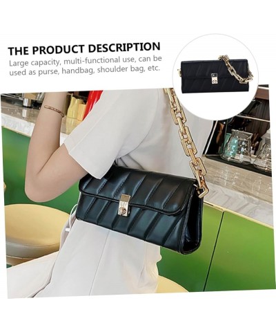 French Underarm Bag One-shoulder Bag Girl Armpit Bag Travel Crossbody Bags for Women Travel Sling Bag Black $9.77 Shoulder Bags