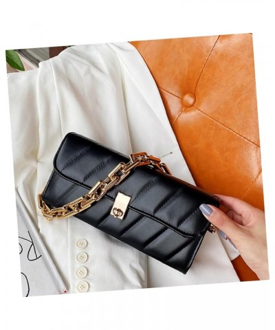 French Underarm Bag One-shoulder Bag Girl Armpit Bag Travel Crossbody Bags for Women Travel Sling Bag Black $9.77 Shoulder Bags