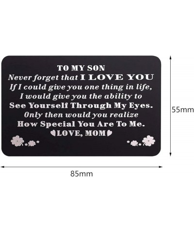 Engraved Wallet Insert Card, Insert Note Card, Greeting Card, for Wallet, for Mother's Day, Thanksgiving Day Boyfriend, i lov...