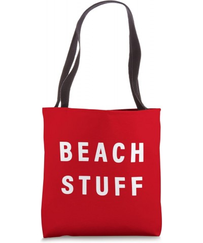 BEACH STUFF Tote Bag $15.64 Totes