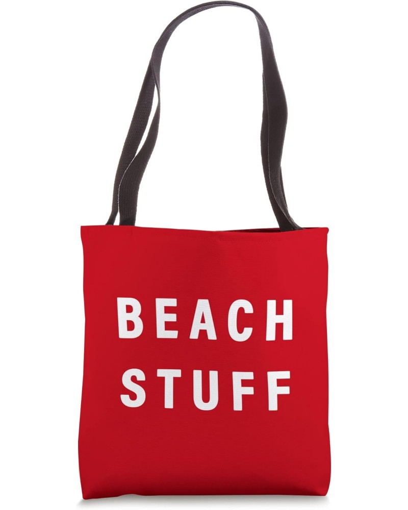 BEACH STUFF Tote Bag $15.64 Totes