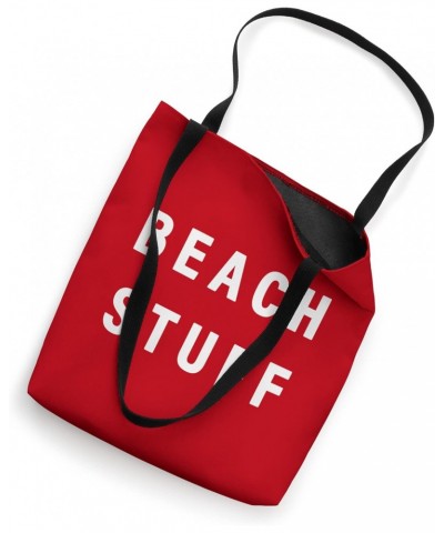 BEACH STUFF Tote Bag $15.64 Totes