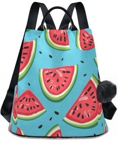 Summer Watermelon Women Purse Backpack Anti-Theft for Fashion Bag Travel Back Pack Rucksack Shoulder Bag $17.22 Backpacks