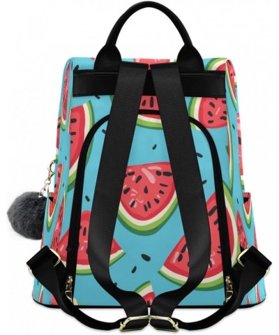 Summer Watermelon Women Purse Backpack Anti-Theft for Fashion Bag Travel Back Pack Rucksack Shoulder Bag $17.22 Backpacks