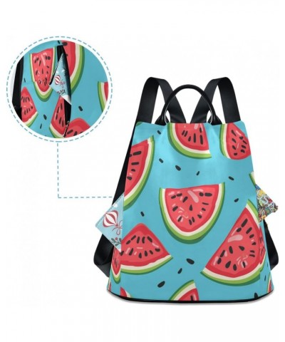 Summer Watermelon Women Purse Backpack Anti-Theft for Fashion Bag Travel Back Pack Rucksack Shoulder Bag $17.22 Backpacks