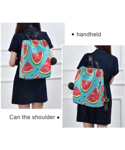 Summer Watermelon Women Purse Backpack Anti-Theft for Fashion Bag Travel Back Pack Rucksack Shoulder Bag $17.22 Backpacks