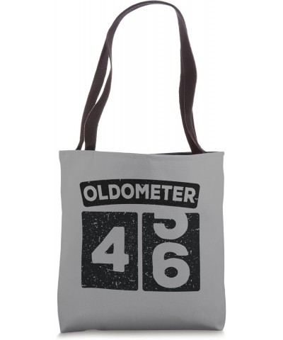 Oldometer 45-46 Tee 46th Birthday Gift Tote Bag $15.33 Totes