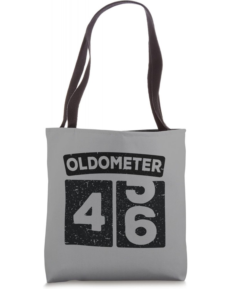 Oldometer 45-46 Tee 46th Birthday Gift Tote Bag $15.33 Totes