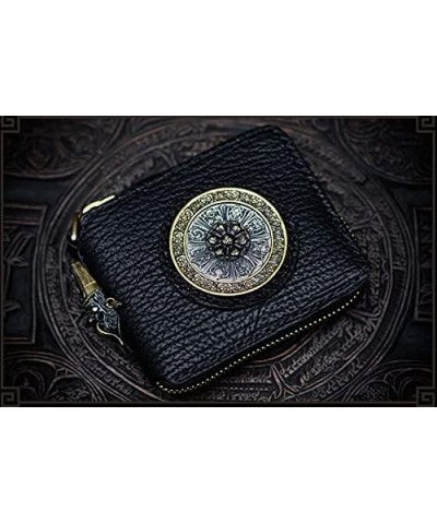 First Shark skin Zip Around Wallet Zipper Clutch Purse Coin Card Slots Collection wallet for men and women (B) B $111.64 Wallets