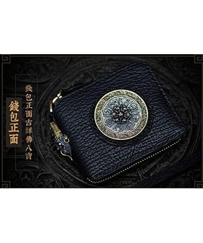 First Shark skin Zip Around Wallet Zipper Clutch Purse Coin Card Slots Collection wallet for men and women (B) B $111.64 Wallets