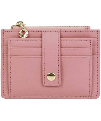 Women's Genuine Leather Credit Card Case Holder Pocket Wallet (Indi Pink) Indi Pink $12.74 Wallets