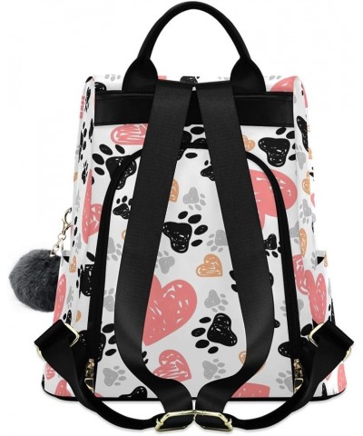 Trendy Summer Lemon Women Backpack Purse Anti Theft Back Zipper Design Travel Bag Funny Heats Paws $21.86 Backpacks