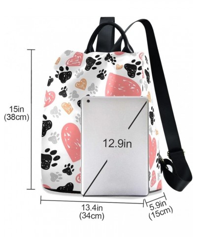 Trendy Summer Lemon Women Backpack Purse Anti Theft Back Zipper Design Travel Bag Funny Heats Paws $21.86 Backpacks