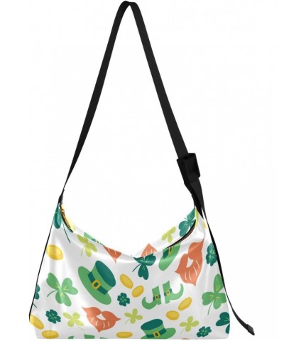 Womens Tote Bag St Day Pattern Coins Sling Purse Crossbody Men Trendy Sling Bags $14.52 Totes