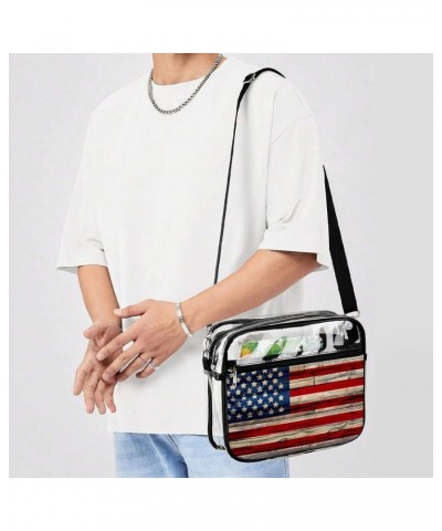 Clear Purse Bag Stadium Approved, Clear Sling Crossbody Bag Women Concerts Sports Events Festivals Prom Party Pattern (14) $1...