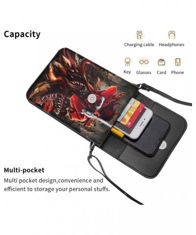 Anime Hellsing Alucard Cell Phone Purse Women Pu Crossbody Bag Small Crossbody Wallet Purse Shoulder Bag $17.36 Crossbody Bags