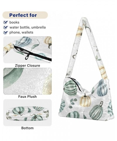 Tote Handbags for Women Ultra Soft Fluffy Shoulder Bag with Zipper Fashion Durable Messenger Bag Color-a015 $8.47 Totes