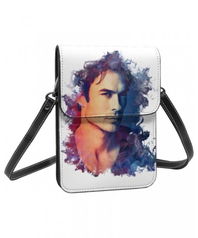 Ian Somerhalder Small Crossbody Bags Fashion Small Cell Phone Purse Mini Messenger Shoulder Bag Handbag For Women Girls $14.5...