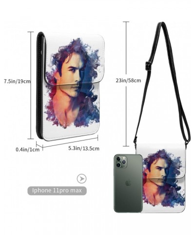 Ian Somerhalder Small Crossbody Bags Fashion Small Cell Phone Purse Mini Messenger Shoulder Bag Handbag For Women Girls $14.5...