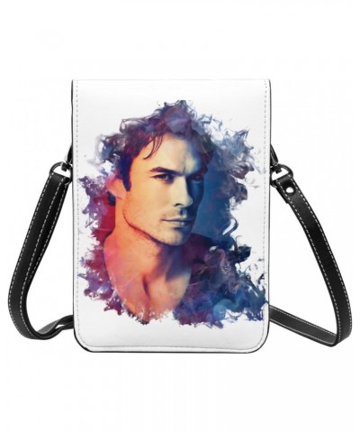 Ian Somerhalder Small Crossbody Bags Fashion Small Cell Phone Purse Mini Messenger Shoulder Bag Handbag For Women Girls $14.5...