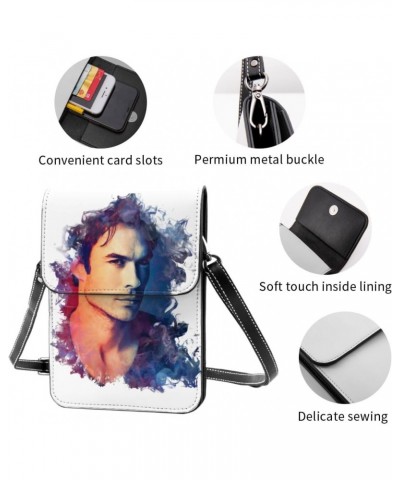 Ian Somerhalder Small Crossbody Bags Fashion Small Cell Phone Purse Mini Messenger Shoulder Bag Handbag For Women Girls $14.5...