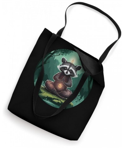 Raccoon Women Raccoon City Racoons Meditative Pose Raccoon Tote Bag $9.41 Totes