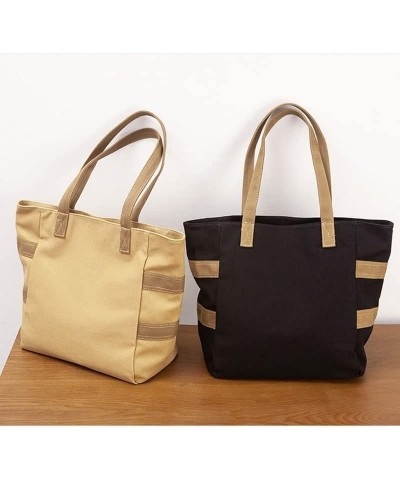 Shoulder Bag Student Handbag Suitable for Shopping Leisure Large Capacity Cotton Canvas (Color : D, Size : 33cm*33cm) 33cm*33...