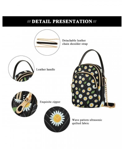 Chamomile Flowers Crossbody Bags for Women Crossbody Purse Bag Cell Phone Shoulder Purses with Chain Strap for Travel $13.77 ...