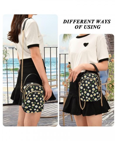 Chamomile Flowers Crossbody Bags for Women Crossbody Purse Bag Cell Phone Shoulder Purses with Chain Strap for Travel $13.77 ...