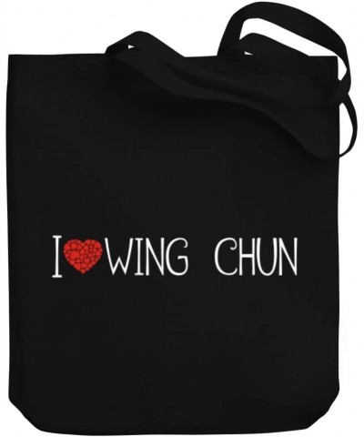 I love Wing Chun cool style Canvas Tote Bag 10.5" x 16" x 4 $21.19 Totes