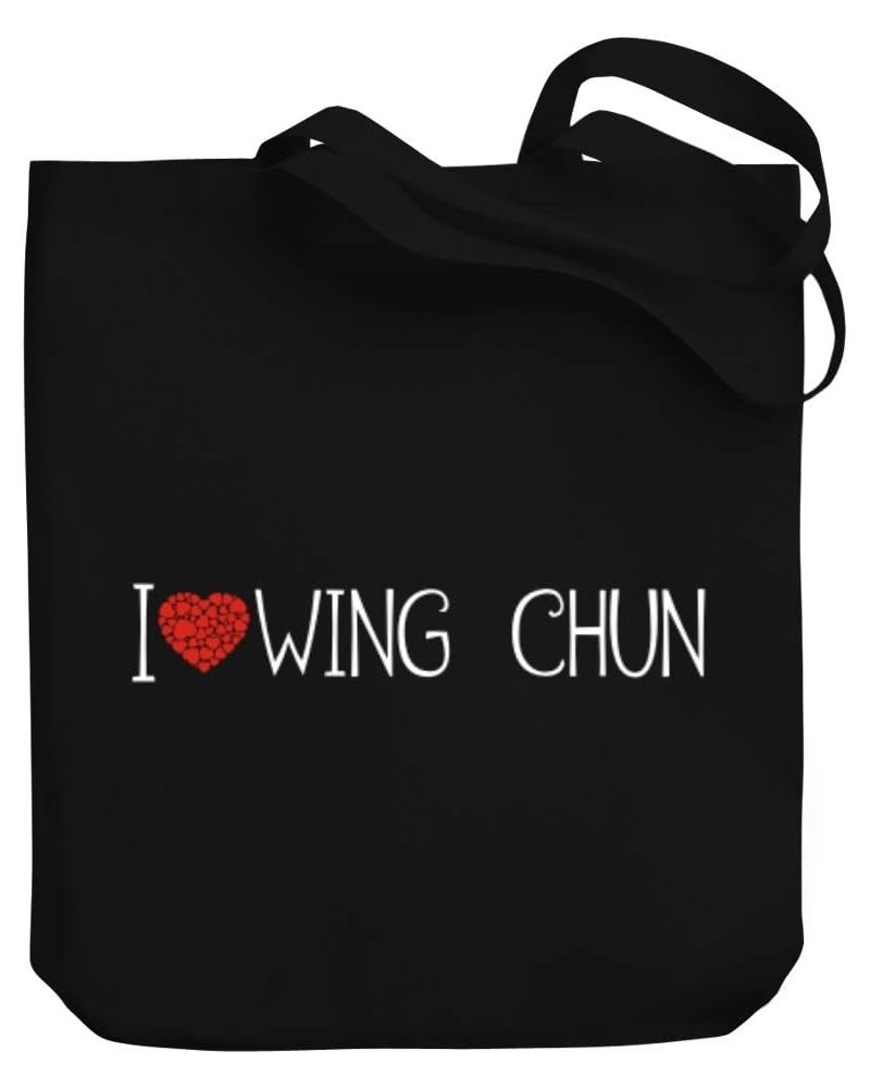 I love Wing Chun cool style Canvas Tote Bag 10.5" x 16" x 4 $21.19 Totes