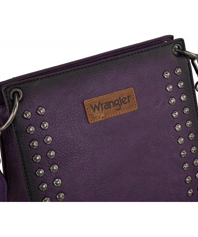 Western Shoulder Bags for Women Cowgirl Fringe Tote Purse C-purple $26.00 Totes