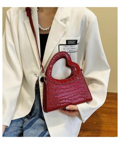 Heart Shape Evening Purses and Clutches Designer Crossbody Bags for Women Trendy Wedding Party for Women 2024 White $25.19 Ev...