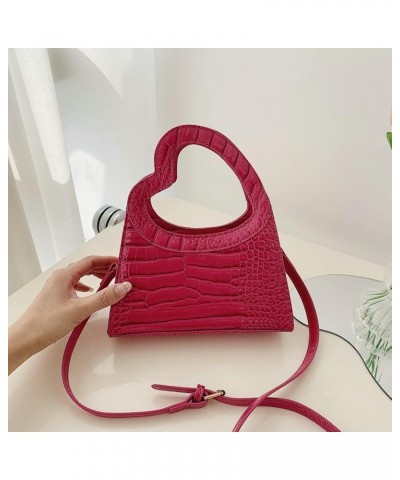 Heart Shape Evening Purses and Clutches Designer Crossbody Bags for Women Trendy Wedding Party for Women 2024 White $25.19 Ev...