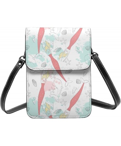 Womens Crossbody Bags Rabbit Pattern Phone Bag Wallet Purses Adjustable Strap Dolphin Pattern (3) $19.77 Crossbody Bags