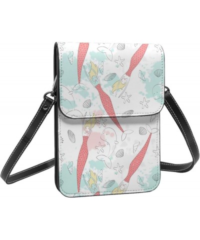 Womens Crossbody Bags Rabbit Pattern Phone Bag Wallet Purses Adjustable Strap Dolphin Pattern (3) $19.77 Crossbody Bags