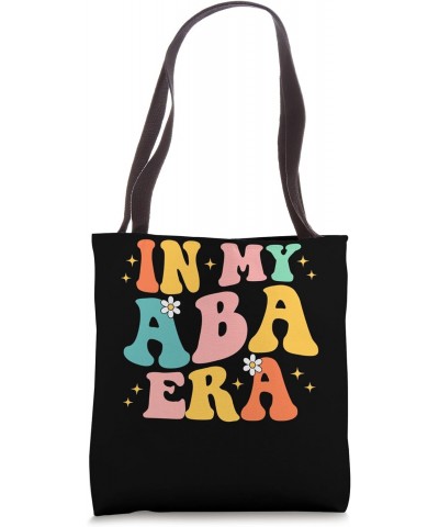 In My Aba Era Groovy Applied Behavior Analyst ABA Therapist Tote Bag $11.07 Totes