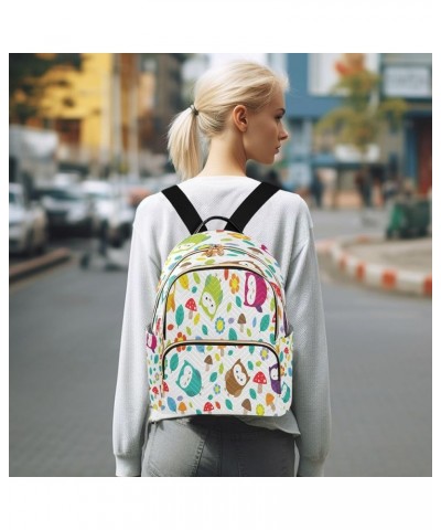 Fashion Backpack Mini Backpack Purse Casual Daily Backpack Cute Cartoon Owl for Travel for College Work Medium $20.05 Backpacks