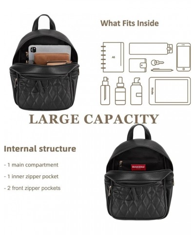 Small Backpack Purse for Women Anti Theft Backpack with Secured Zipper & Tassel 3pcs Black $18.87 Backpacks