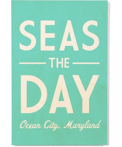 12x18 Inch Premium Wood Sign, Ready to Hang Wall Decor, Ocean City, Maryland, Seas the Day, Simply Said $24.00 Totes