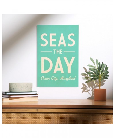 12x18 Inch Premium Wood Sign, Ready to Hang Wall Decor, Ocean City, Maryland, Seas the Day, Simply Said $24.00 Totes