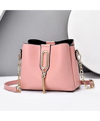 Women Solid Color Leather Purses And Handbags For Women Satchel Fashion Ladies Top Handle Shoulder Tote Bags Green $23.00 Totes