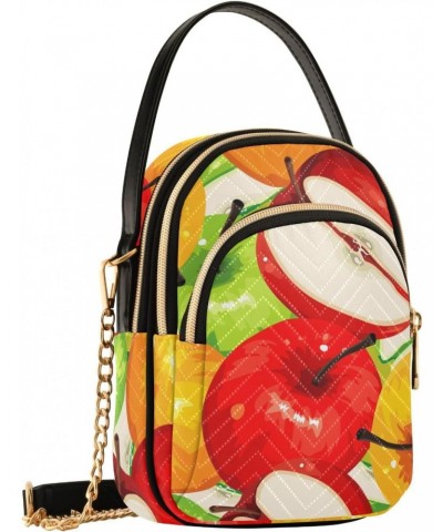 Joko lvery Colorful Fruits Cross Body Purse Shoulder Bag Chain Handbag Crossbody Bags for Work Women Gifts $10.34 Crossbody Bags