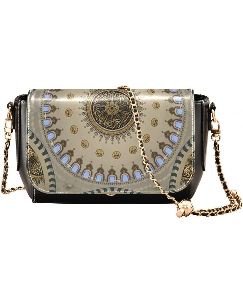 Side Bag Crossbody Womens Beauty Messenger Bag Crossbody with Adjustable Strap Wallet Purses Beautiful Architecture Beige $24...