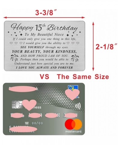 Our Niece Wallet Card - Niece Graduation Card - Niece Mothers day Birthday Gifts, Christmas 15th Niece $10.05 Wallets