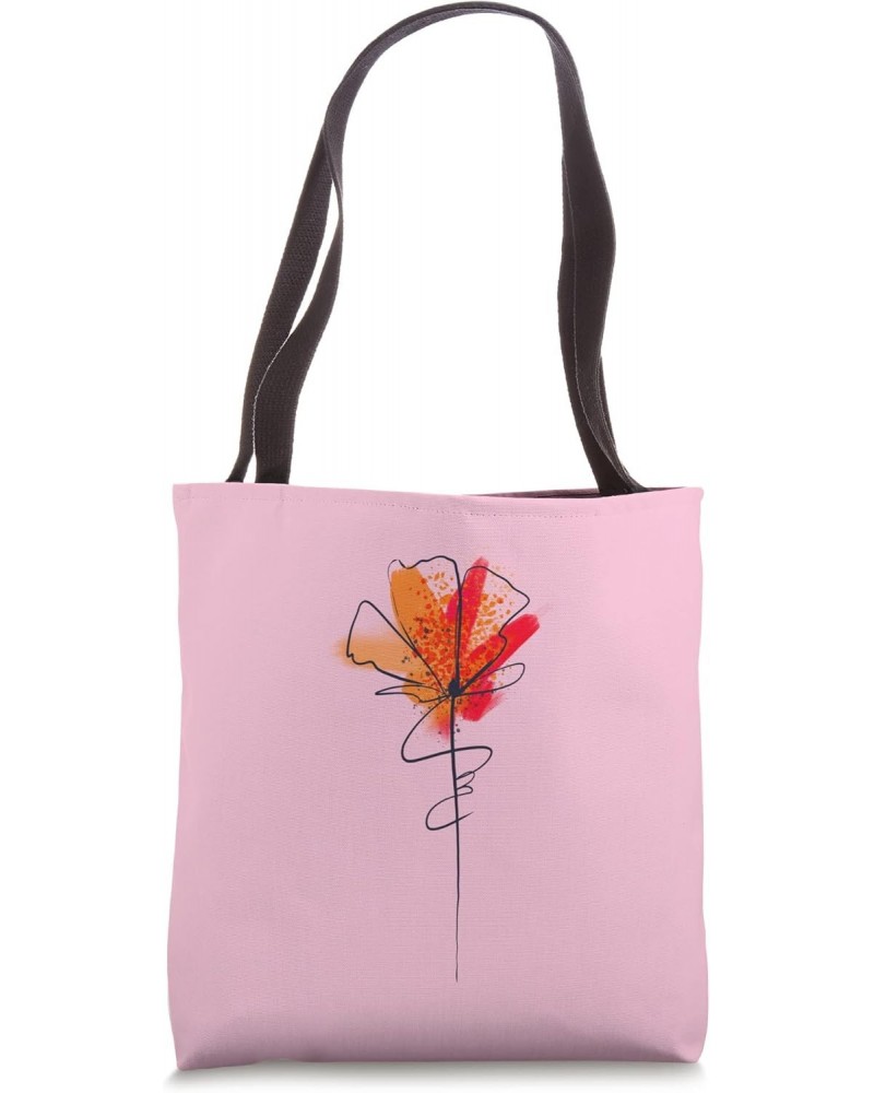 Women's Botanical, wild flower, Watercolor floral Design Tote Bag $11.37 Totes